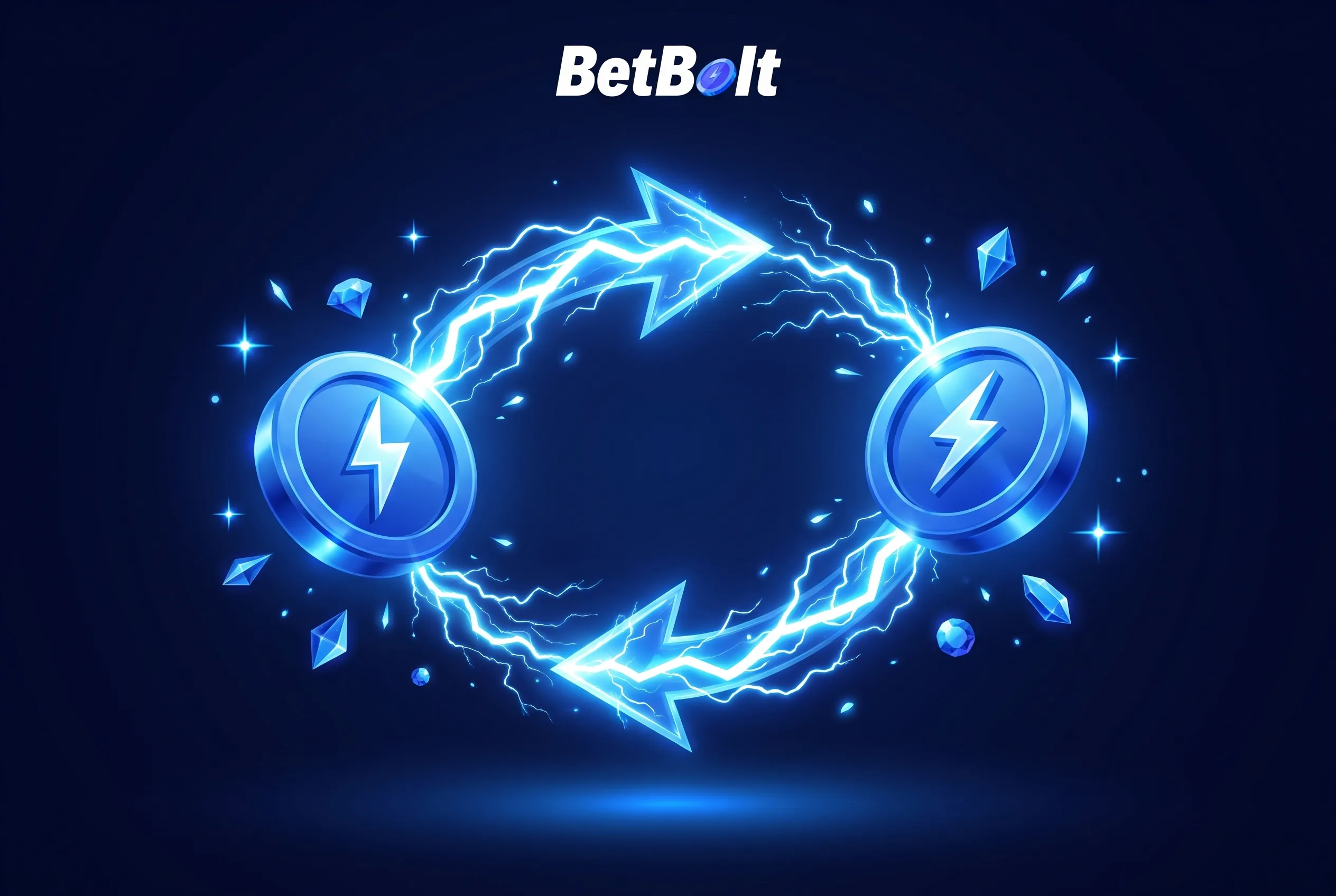 BetBolt crypto deposits and withdrawals illustration